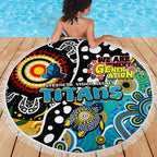 Titans NRL Celebrating 50 Years of Naidoc Beach Blanket NAIDOC Week 2025 Aboriginal