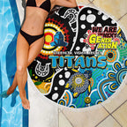 Titans NRL Celebrating 50 Years of Naidoc Beach Blanket NAIDOC Week 2025 Aboriginal
