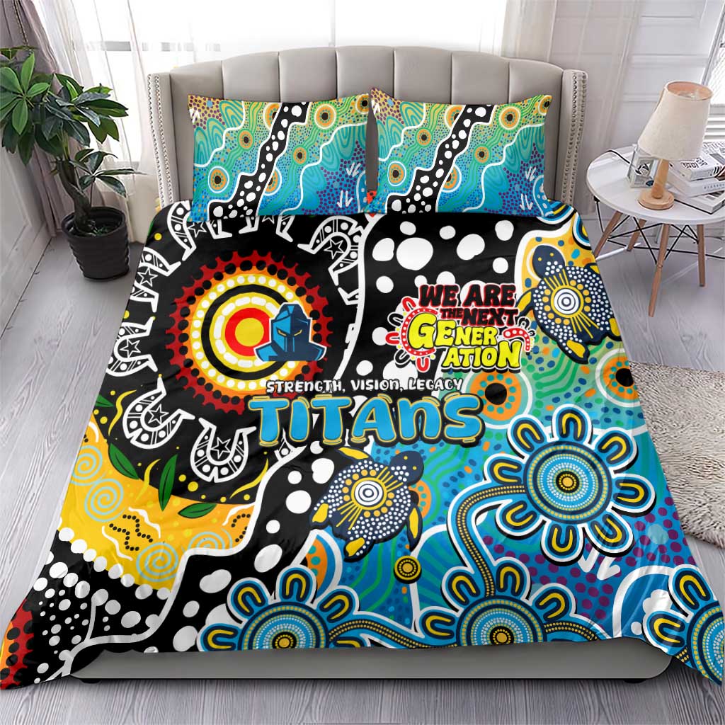 Titans NRL Celebrating 50 Years of Naidoc Bedding Set NAIDOC Week 2025 Aboriginal