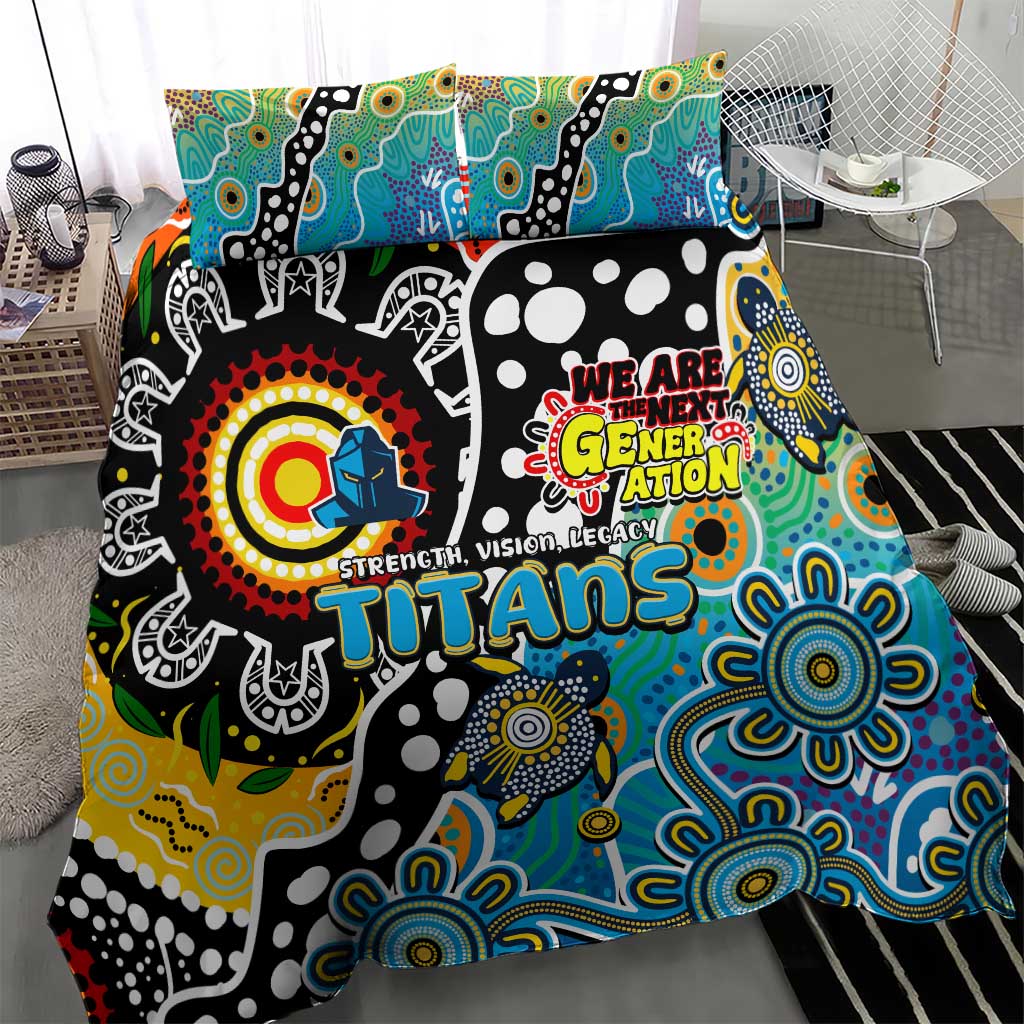 Titans NRL Celebrating 50 Years of Naidoc Bedding Set NAIDOC Week 2025 Aboriginal