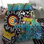 Titans NRL Celebrating 50 Years of Naidoc Bedding Set NAIDOC Week 2025 Aboriginal