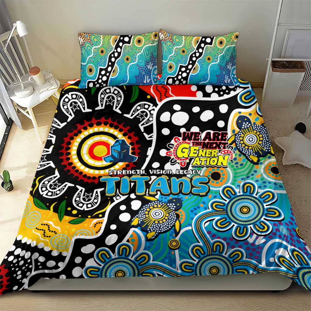 Titans NRL Celebrating 50 Years of Naidoc Bedding Set NAIDOC Week 2025 Aboriginal