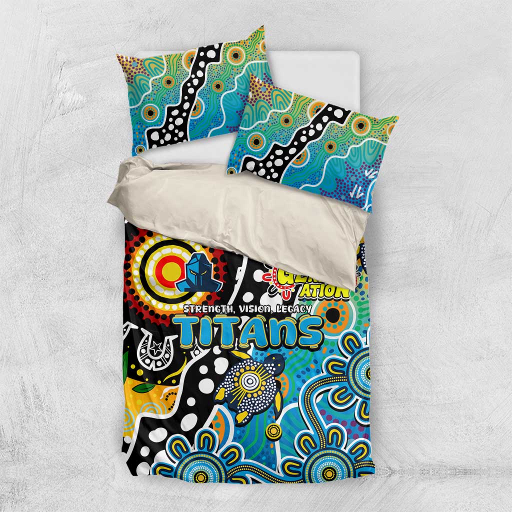 Titans NRL Celebrating 50 Years of Naidoc Bedding Set NAIDOC Week 2025 Aboriginal