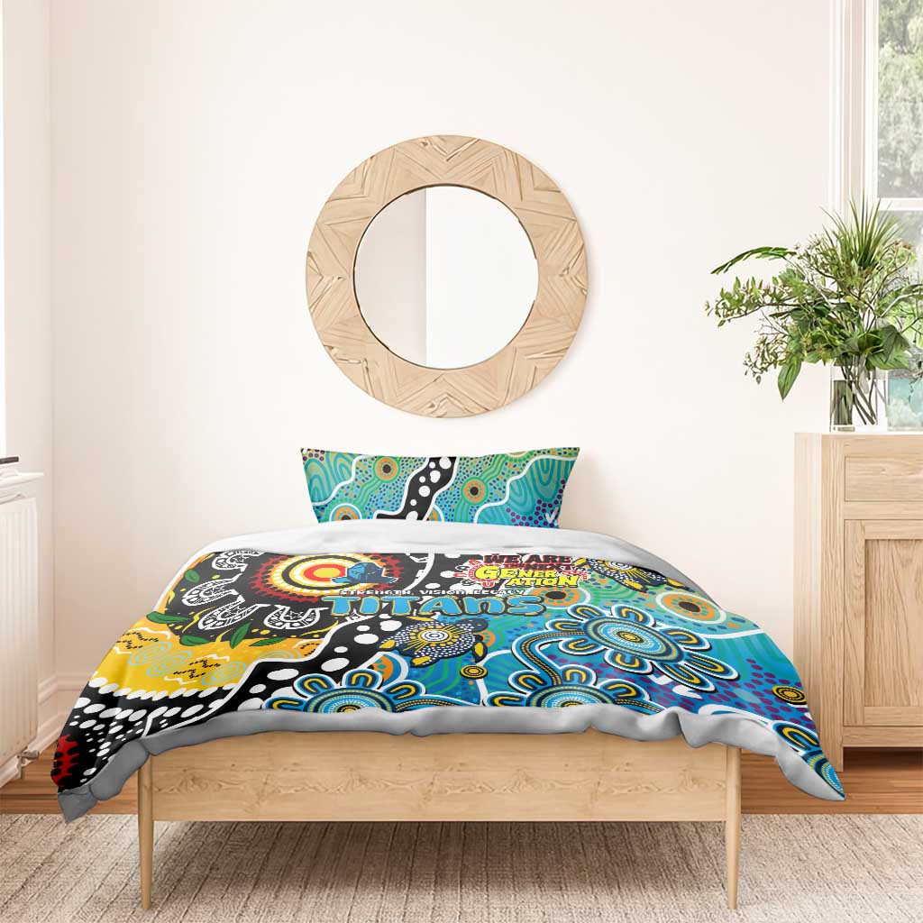 Titans NRL Celebrating 50 Years of Naidoc Bedding Set NAIDOC Week 2025 Aboriginal