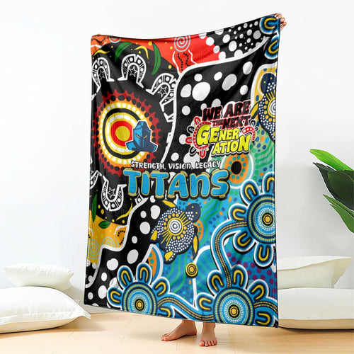 Titans NRL Celebrating 50 Years of Naidoc Blanket NAIDOC Week 2025 Aboriginal
