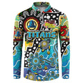 Personalised Titans NRL Celebrating 50 Years of Naidoc Button Sweatshirt NAIDOC Week 2025 Aboriginal
