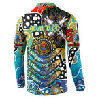 Personalised Titans NRL Celebrating 50 Years of Naidoc Button Sweatshirt NAIDOC Week 2025 Aboriginal