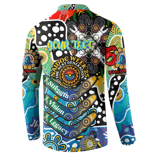 Personalised Titans NRL Celebrating 50 Years of Naidoc Button Sweatshirt NAIDOC Week 2025 Aboriginal
