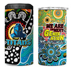 Titans NRL Celebrating 50 Years of Naidoc 4 in 1 Can Cooler Tumbler NAIDOC Week 2025 Aboriginal