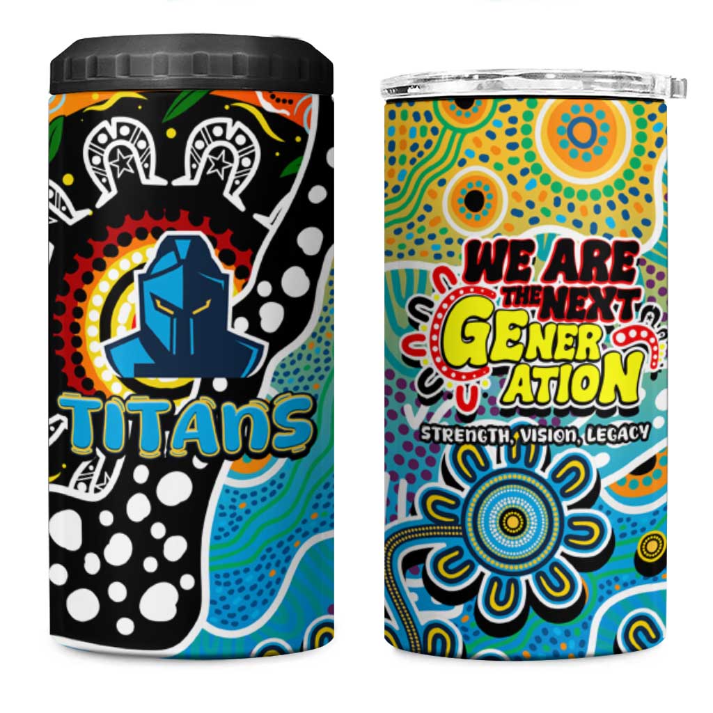 Titans NRL Celebrating 50 Years of Naidoc 4 in 1 Can Cooler Tumbler NAIDOC Week 2025 Aboriginal