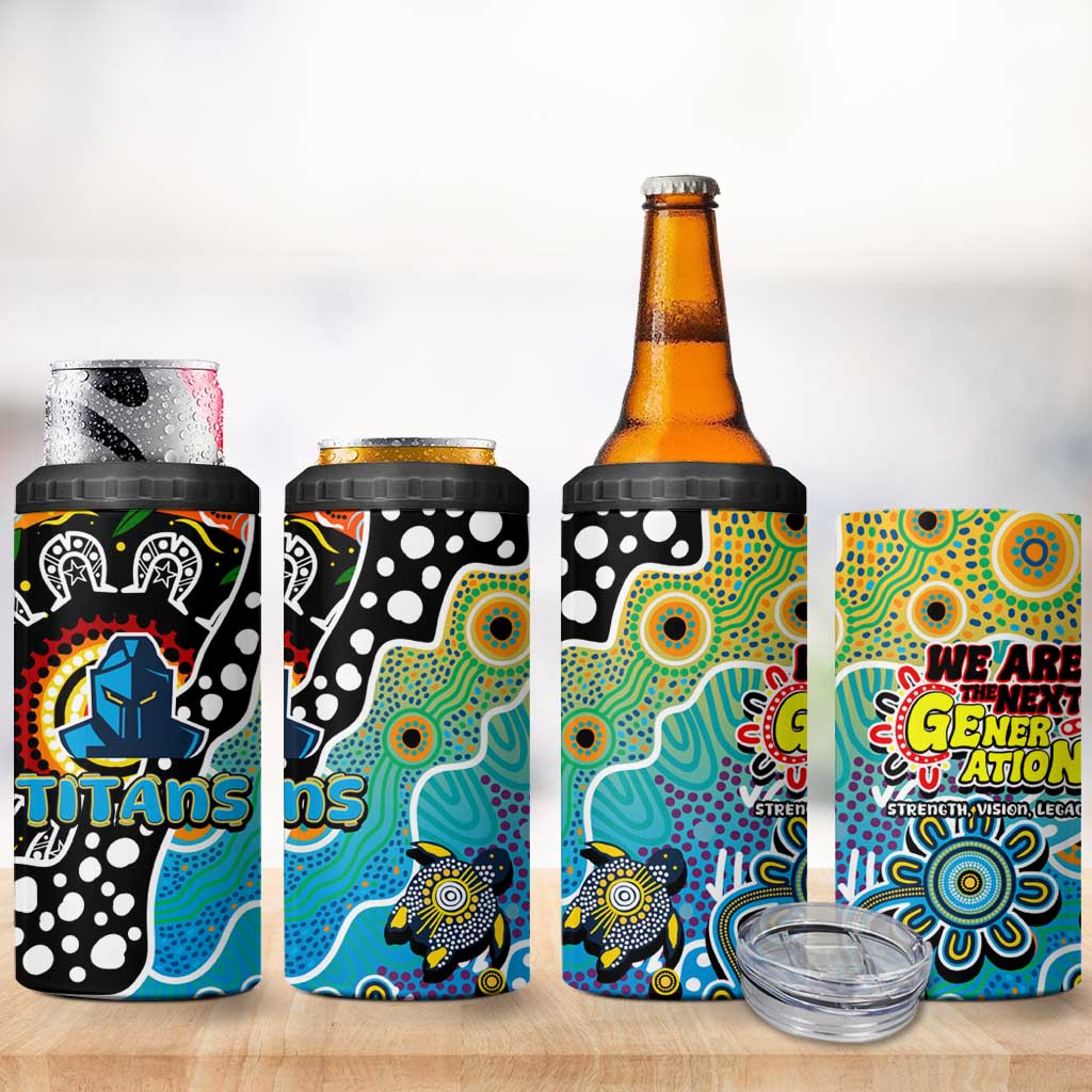 Titans NRL Celebrating 50 Years of Naidoc 4 in 1 Can Cooler Tumbler NAIDOC Week 2025 Aboriginal