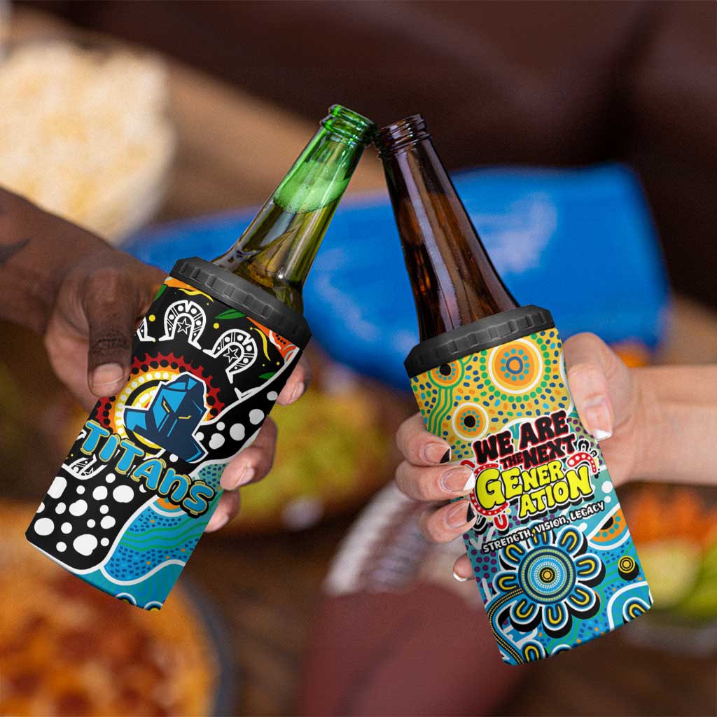 Titans NRL Celebrating 50 Years of Naidoc 4 in 1 Can Cooler Tumbler NAIDOC Week 2025 Aboriginal