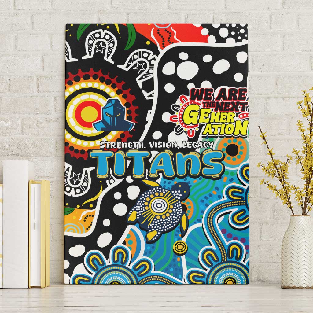 Titans NRL Celebrating 50 Years of Naidoc Canvas Wall Art NAIDOC Week 2025 Aboriginal