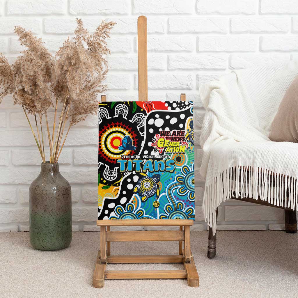 Titans NRL Celebrating 50 Years of Naidoc Canvas Wall Art NAIDOC Week 2025 Aboriginal