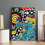 Titans NRL Celebrating 50 Years of Naidoc Canvas Wall Art NAIDOC Week 2025 Aboriginal