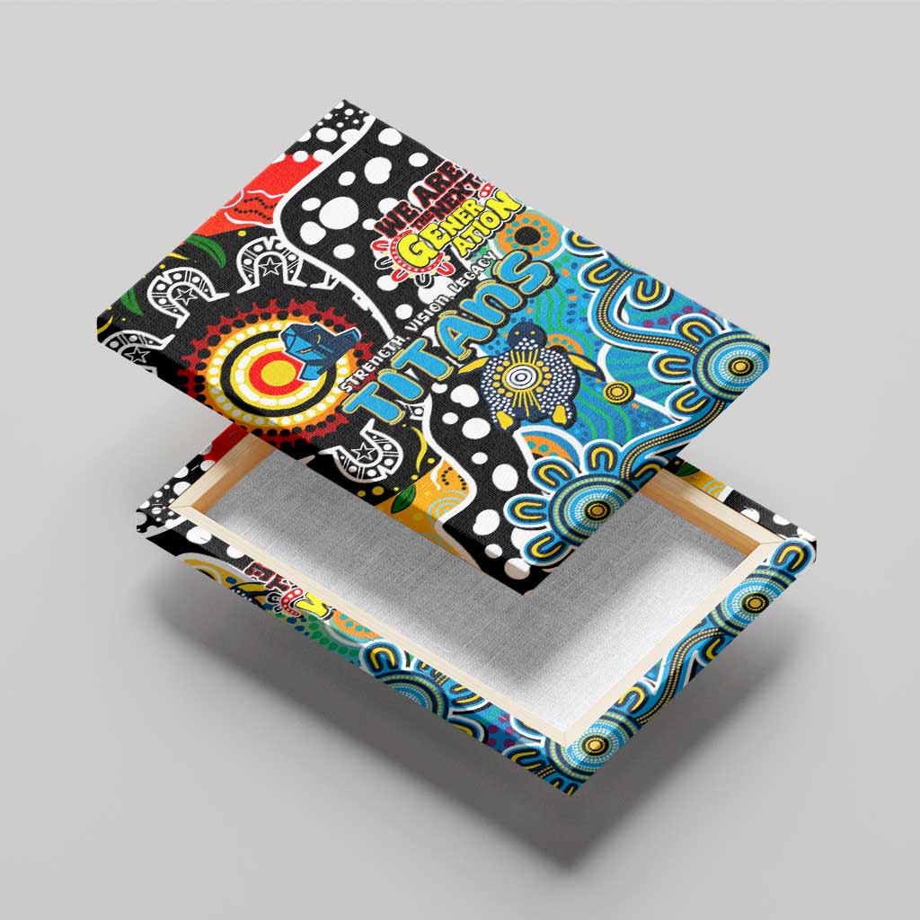 Titans NRL Celebrating 50 Years of Naidoc Canvas Wall Art NAIDOC Week 2025 Aboriginal