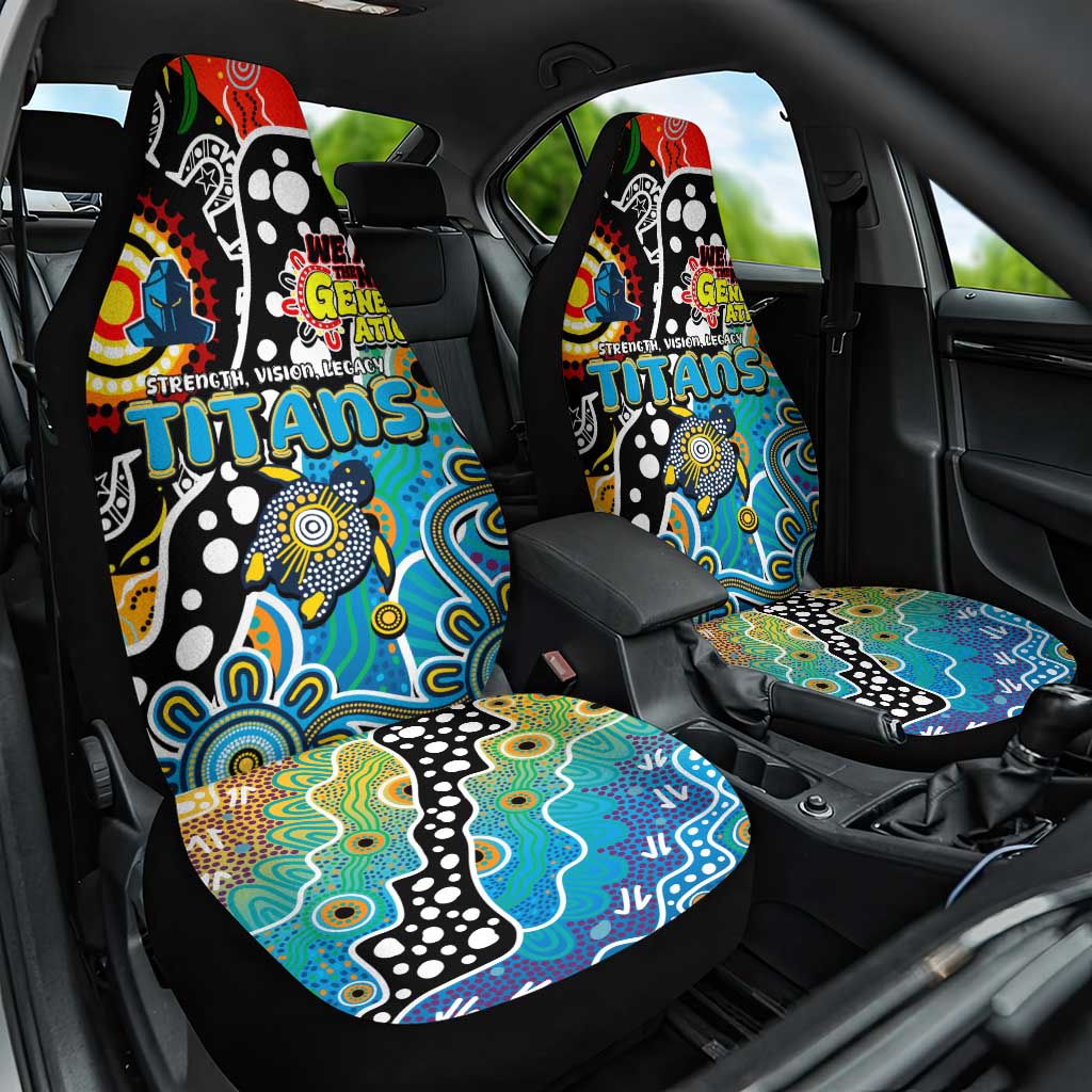 Titans NRL Celebrating 50 Years of Naidoc Car Seat Cover NAIDOC Week 2025 Aboriginal