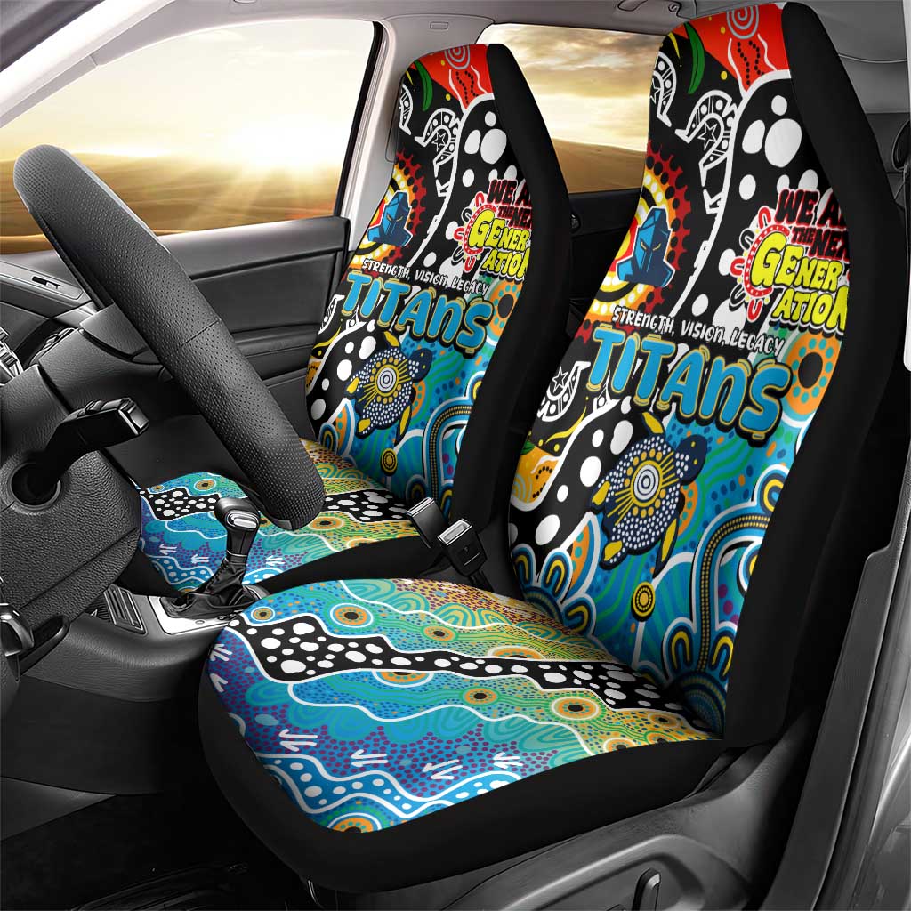 Titans NRL Celebrating 50 Years of Naidoc Car Seat Cover NAIDOC Week 2025 Aboriginal