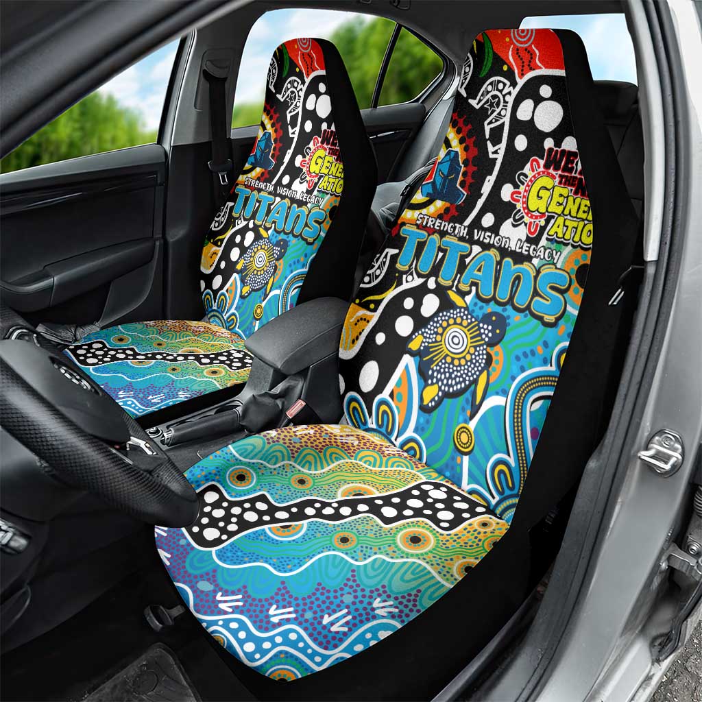 Titans NRL Celebrating 50 Years of Naidoc Car Seat Cover NAIDOC Week 2025 Aboriginal