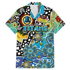 Personalised Titans NRL Celebrating 50 Years of Naidoc Family Matching Mermaid Dress and Hawaiian Shirt NAIDOC Week 2025 Aboriginal