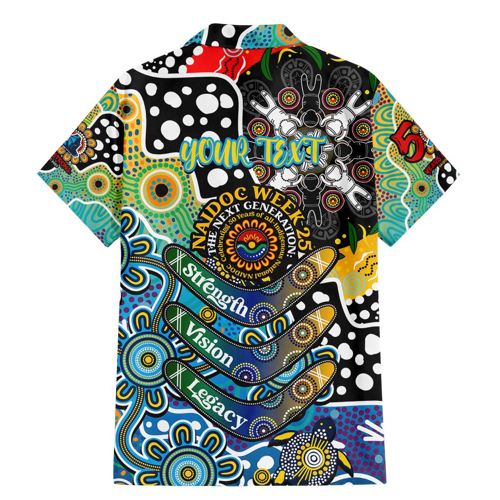 Personalised Titans NRL Celebrating 50 Years of Naidoc Family Matching Mermaid Dress and Hawaiian Shirt NAIDOC Week 2025 Aboriginal