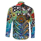 Personalised Titans NRL Celebrating 50 Years of Naidoc Family Matching Puletasi and Hawaiian Shirt NAIDOC Week 2025 Aboriginal
