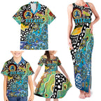 Personalised Titans NRL Celebrating 50 Years of Naidoc Family Matching Tank Maxi Dress and Hawaiian Shirt NAIDOC Week 2025 Aboriginal