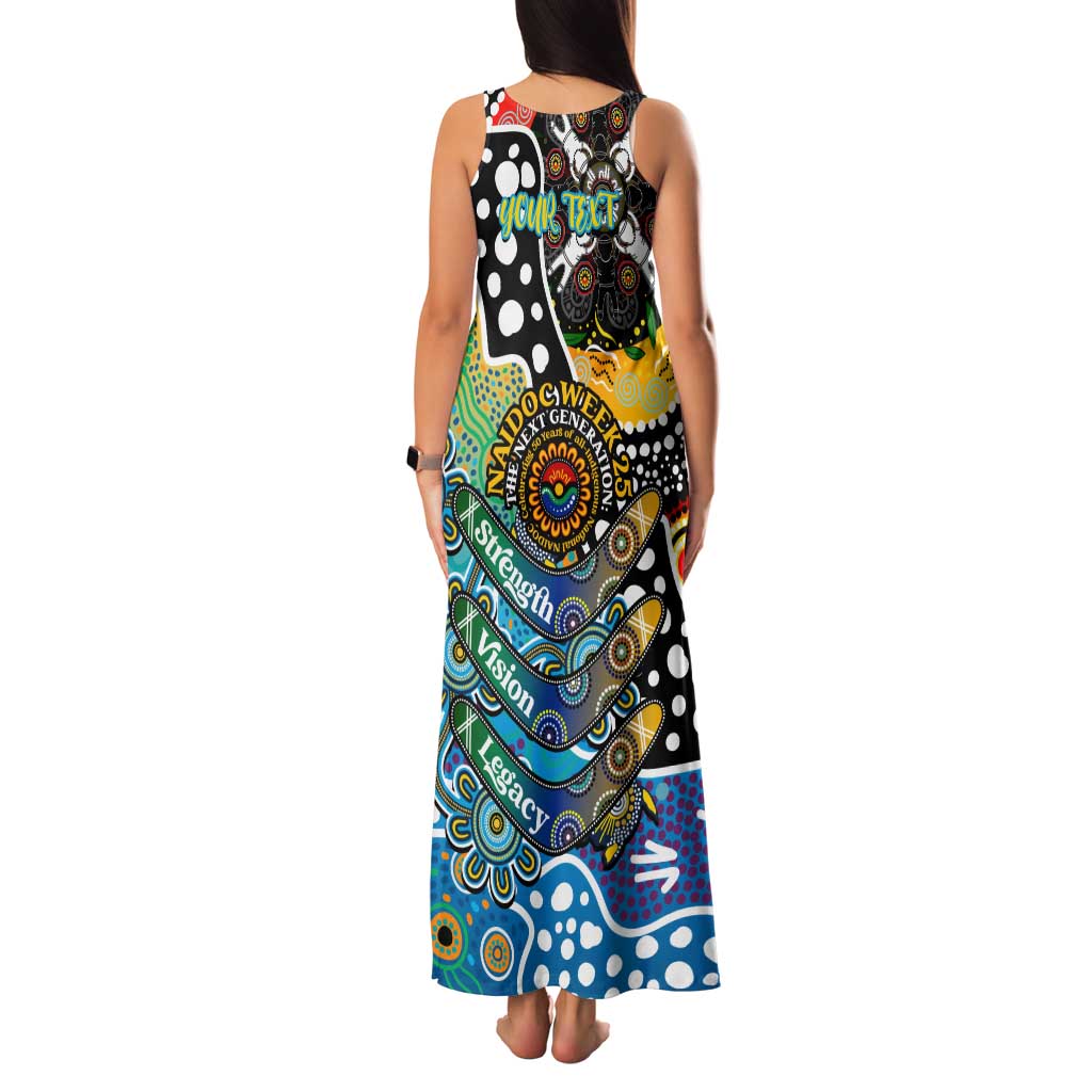 Personalised Titans NRL Celebrating 50 Years of Naidoc Family Matching Tank Maxi Dress and Hawaiian Shirt NAIDOC Week 2025 Aboriginal