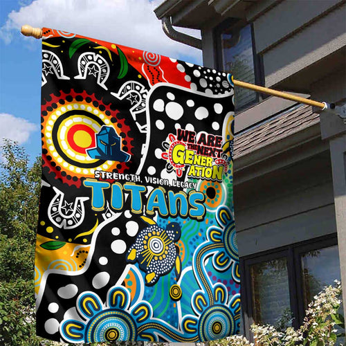 Titans NRL Celebrating 50 Years of Naidoc Garden Flag NAIDOC Week 2025 Aboriginal