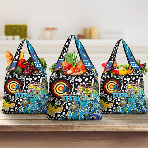 Titans NRL Celebrating 50 Years of Naidoc Grocery Bag NAIDOC Week 2025 Aboriginal