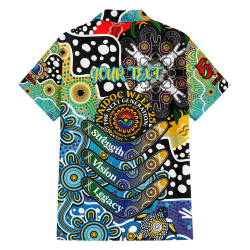 Personalised Titans NRL Celebrating 50 Years of Naidoc Hawaiian Shirt NAIDOC Week 2025 Aboriginal
