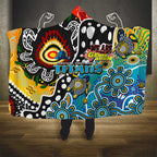 Titans NRL Celebrating 50 Years of Naidoc Hooded Blanket NAIDOC Week 2025 Aboriginal