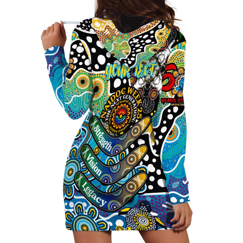 Personalised Titans NRL Celebrating 50 Years of Naidoc Hoodie Dress NAIDOC Week 2025 Aboriginal