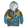 Personalised Titans NRL Celebrating 50 Years of Naidoc Kid Hoodie NAIDOC Week 2025 Aboriginal