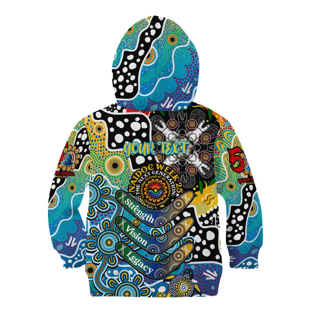 Personalised Titans NRL Celebrating 50 Years of Naidoc Kid Hoodie NAIDOC Week 2025 Aboriginal