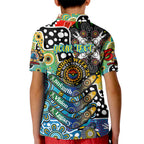 Personalised Titans NRL Celebrating 50 Years of Naidoc Kid Polo Shirt NAIDOC Week 2025 Aboriginal