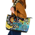 Titans NRL Celebrating 50 Years of Naidoc Leather Tote Bag NAIDOC Week 2025 Aboriginal