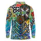 Personalised Titans NRL Celebrating 50 Years of Naidoc Long Sleeve Polo Shirt NAIDOC Week 2025 Aboriginal