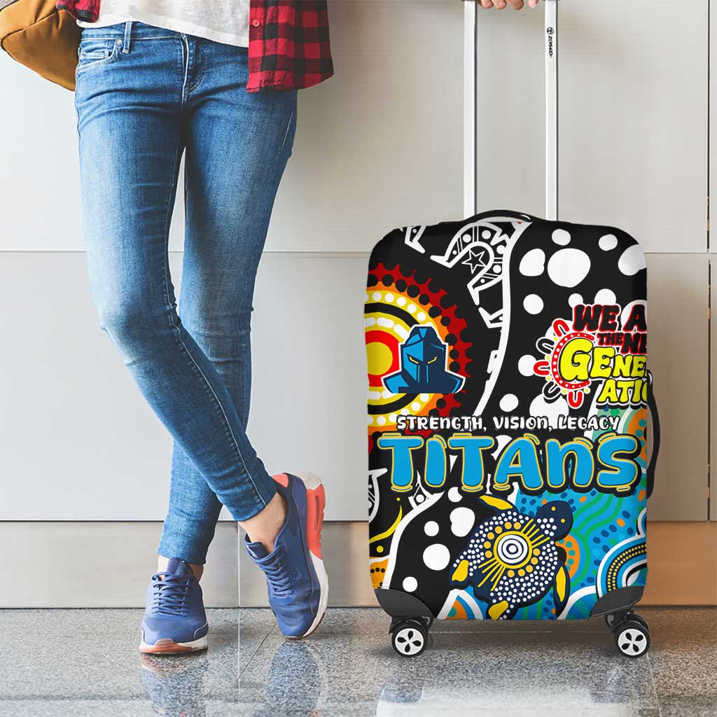 Titans NRL Celebrating 50 Years of Naidoc Luggage Cover NAIDOC Week 2025 Aboriginal
