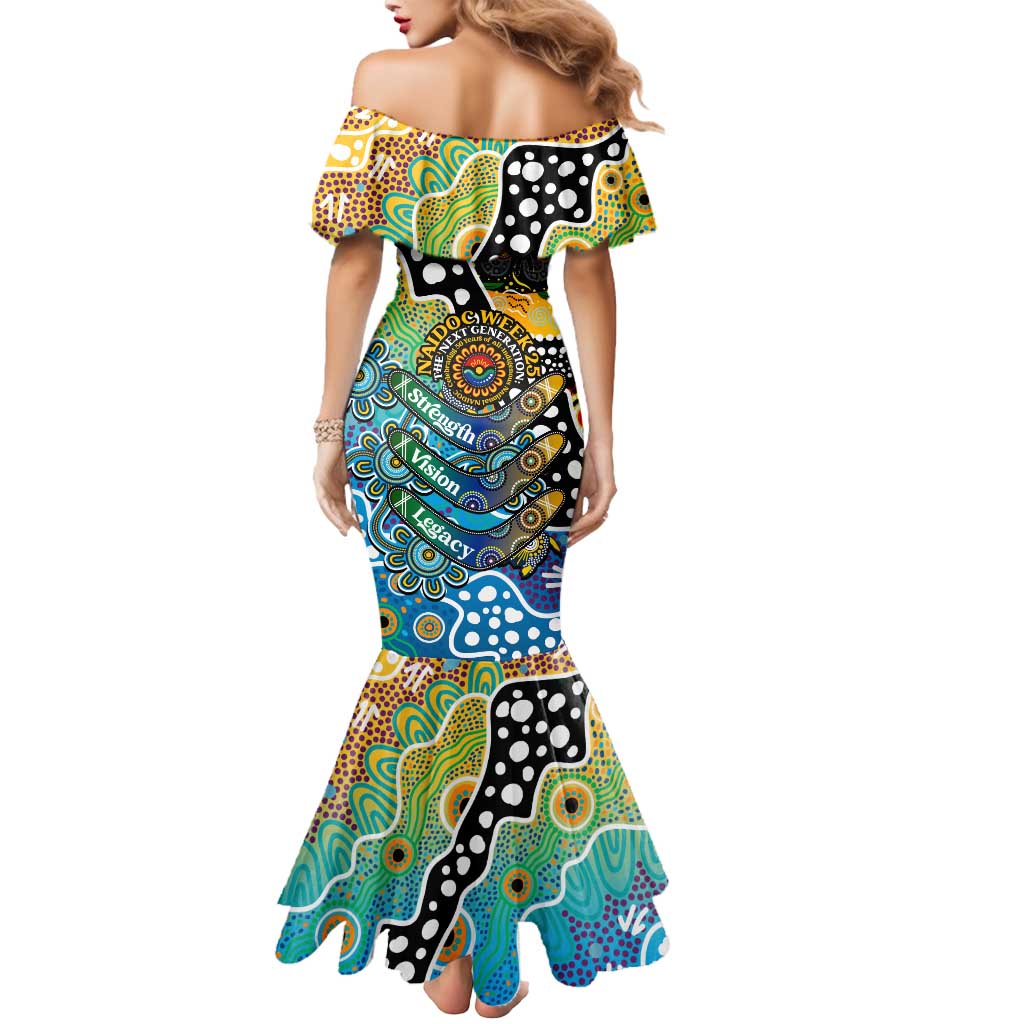 Personalised Titans NRL Celebrating 50 Years of Naidoc Mermaid Dress NAIDOC Week 2025 Aboriginal
