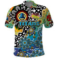 Personalised Titans NRL Celebrating 50 Years of Naidoc Polo Shirt NAIDOC Week 2025 Aboriginal