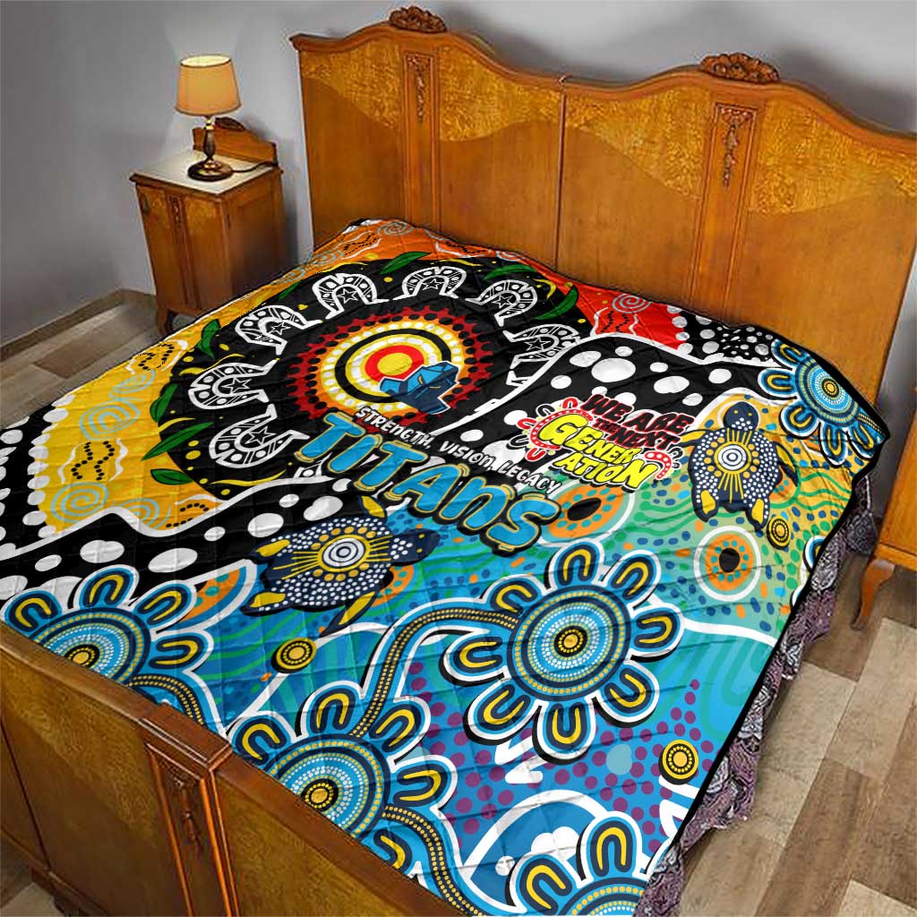 Titans NRL Celebrating 50 Years of Naidoc Quilt NAIDOC Week 2025 Aboriginal