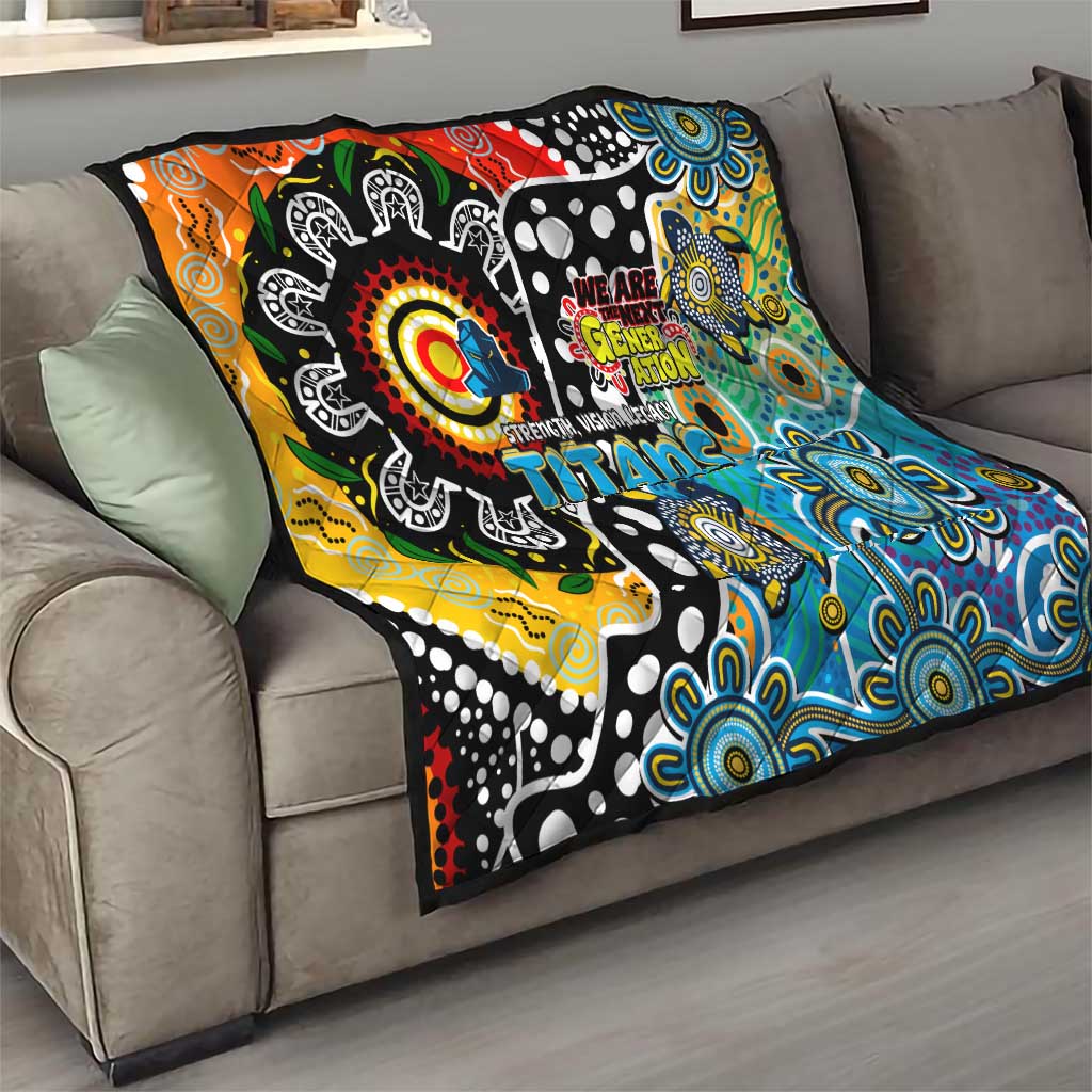 Titans NRL Celebrating 50 Years of Naidoc Quilt NAIDOC Week 2025 Aboriginal