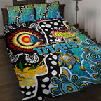 Titans NRL Celebrating 50 Years of Naidoc Quilt Bed Set NAIDOC Week 2025 Aboriginal