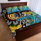 Titans NRL Celebrating 50 Years of Naidoc Quilt Bed Set NAIDOC Week 2025 Aboriginal