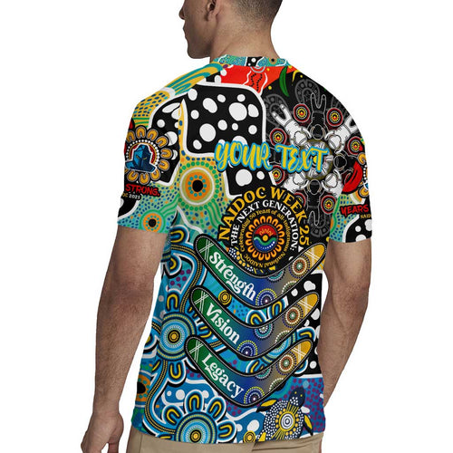 Personalised Titans NRL Celebrating 50 Years of Naidoc Rugby Jersey NAIDOC Week 2025 Aboriginal
