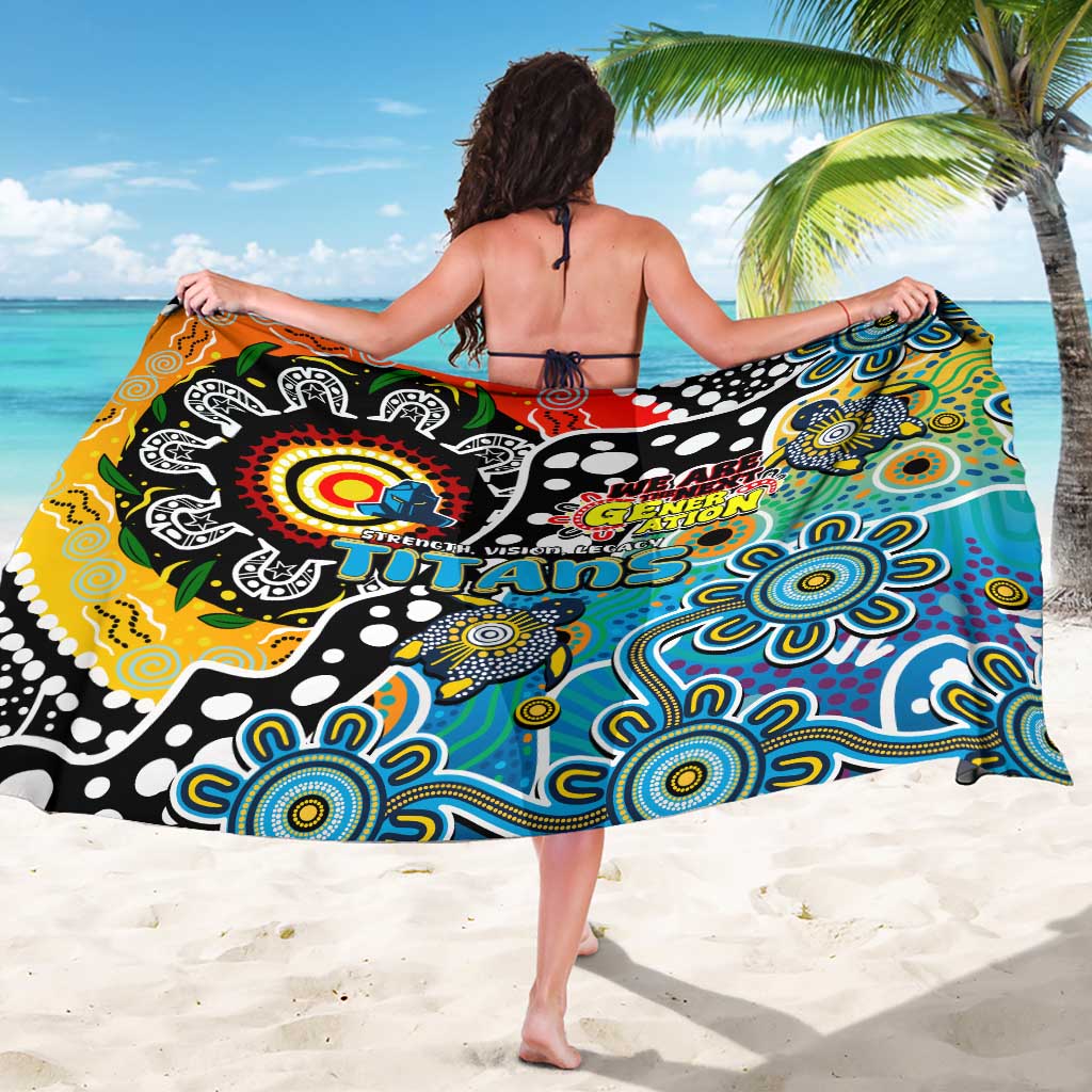 Titans NRL Celebrating 50 Years of Naidoc Sarong NAIDOC Week 2025 Aboriginal