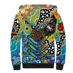 Personalised Titans NRL Celebrating 50 Years of Naidoc Sherpa Hoodie NAIDOC Week 2025 Aboriginal