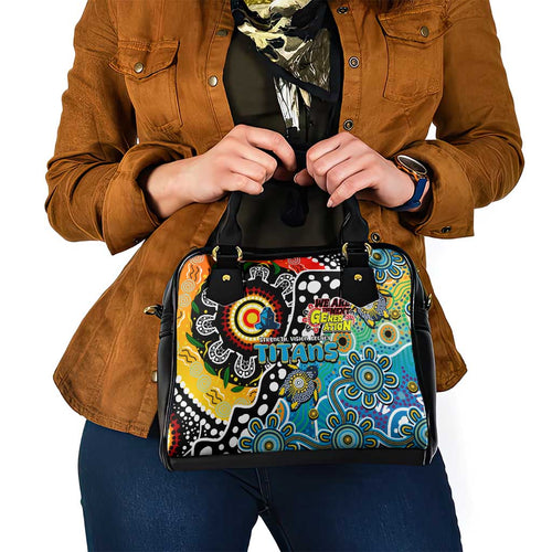 Titans NRL Celebrating 50 Years of Naidoc Shoulder Handbag NAIDOC Week 2025 Aboriginal