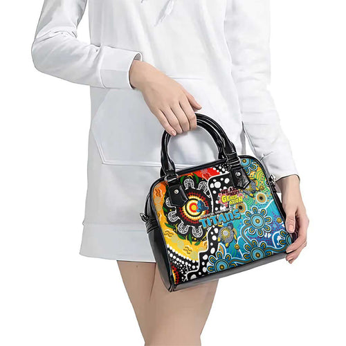 Titans NRL Celebrating 50 Years of Naidoc Shoulder Handbag NAIDOC Week 2025 Aboriginal